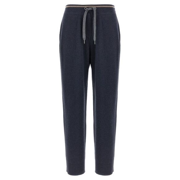 Brunello Cucinelli Women English Ribbed Trousers